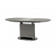 Folding glass dining table Vetro TMM-56 color gray