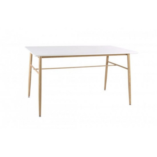 Dining table Kashtan BOLTON DT-9017 rectangular white