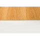 Folding glass dining table Vetro TM-59 color white + natural oak (veneer)