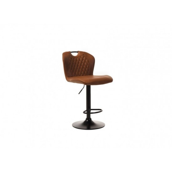 Bar chair Vetro VT-B-102 artificial nubuck brandy color