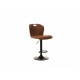 Bar chair Vetro VT-B-102 artificial nubuck brandy color