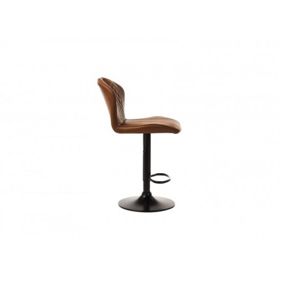 Bar chair Vetro VT-B-102 artificial nubuck brandy color