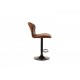 Bar chair Vetro VT-B-102 artificial nubuck brandy color