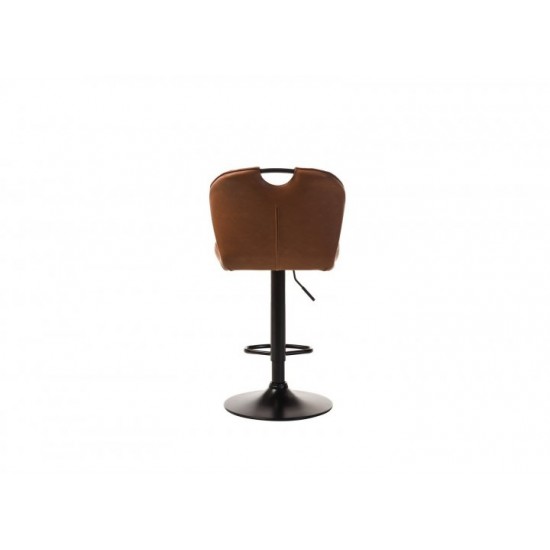 Bar chair Vetro VT-B-102 artificial nubuck brandy color