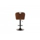 Bar chair Vetro VT-B-102 artificial nubuck brandy color