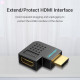 Перехідник Vention HDMI Male to Female Adapter 90° Degree Правий (AIBBO)