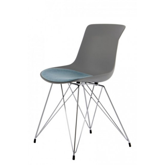 Chair Arhome Bolton PP110/2 Grey/Lightblue GIGJJ