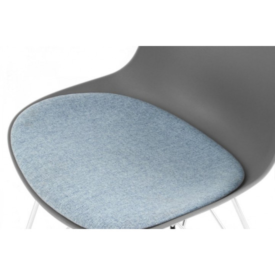 Chair Arhome Bolton PP110/2 Grey/Lightblue GIGJJ