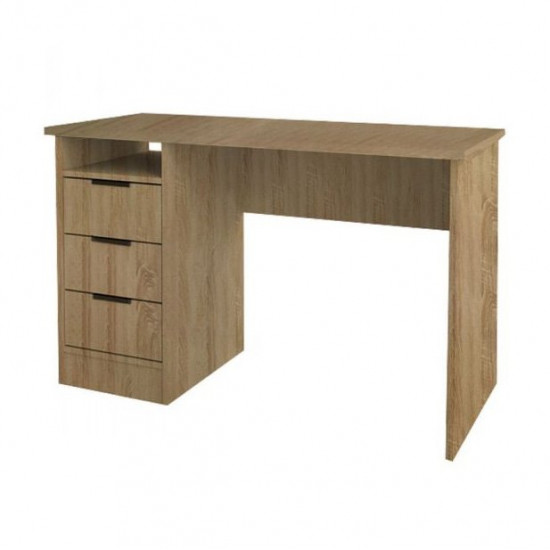 A desk for an office or a children's room made of chipboard Student Simple Sokme Sonoma oak