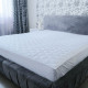 Mattress cover with edge. Microfiber fabric MF Italy 160x200