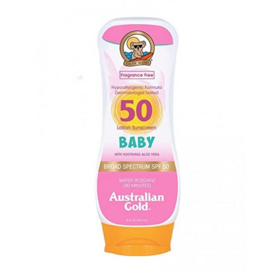  Детский солнцезащитный лосьон Australian Gold Baby Sunscreen Lotion SPF 50, 237 мл