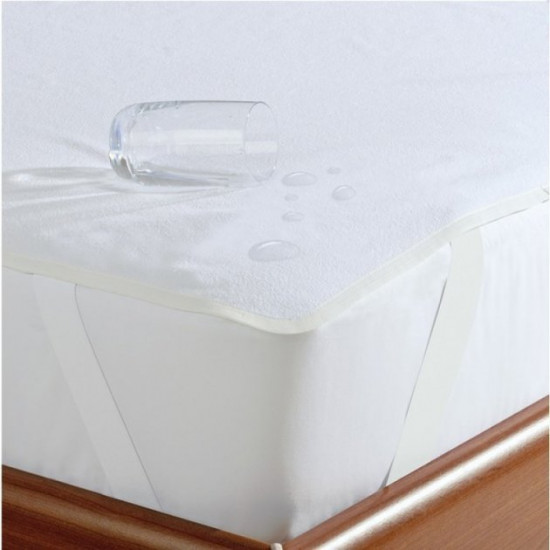 Mattress cover NOSTRA Waterproof Polyester Aqua Stop 160x200 White (2930910090199)