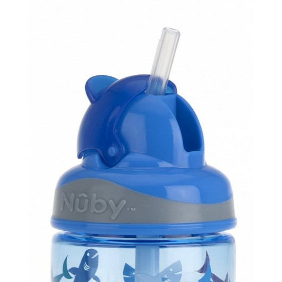 Sippy cup with straw Tritan Flip-it, 360 ml(NV0414022blu)