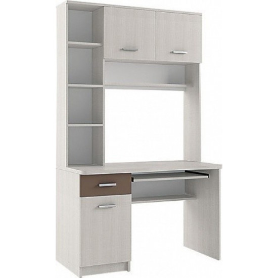 Desk Sokme Crossline 120x60x202cm Latte / Crossline latte