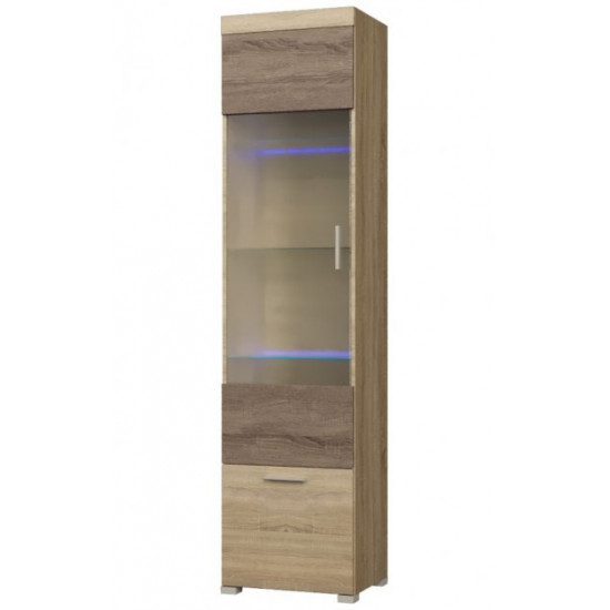 Case display case Everest Britannia B-19 Combi Sonoma Oak + Truffle