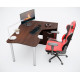 Gaming table ZEUS IGROK-TOR dark walnut