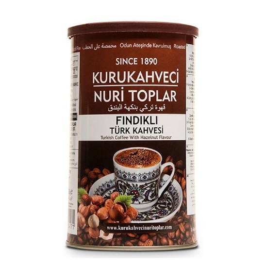  Кофе молотый с фундуком Kurukahveci Nuri Toplar 250 г