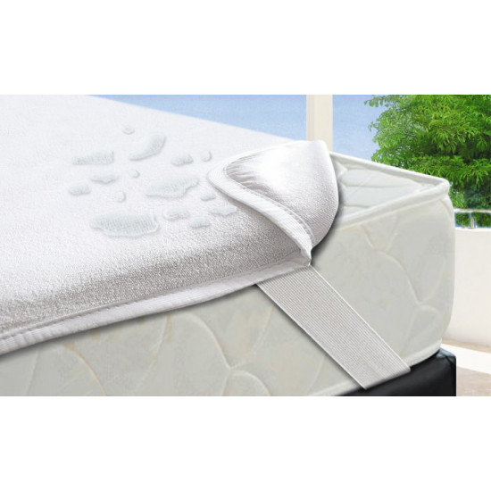 Zeron waterproof mattress cover with elastic at corners 180*200, Türkiye Code 8452