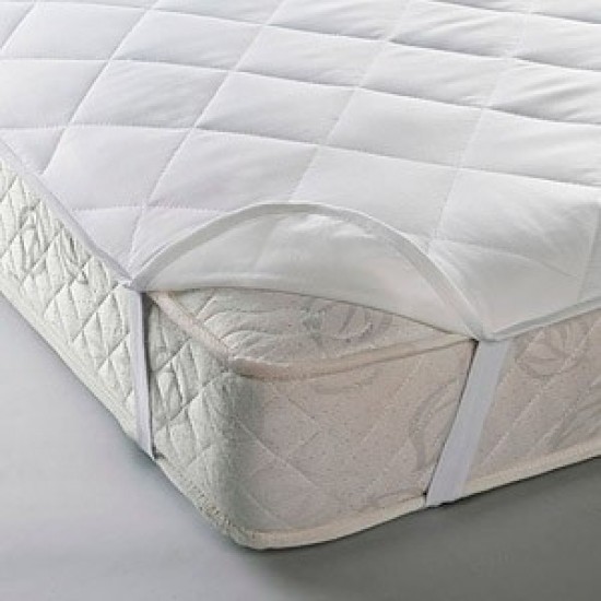 Quilted mattress cover Simple with elastic bands at the corners