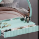 Hanging dressing table with mirror Fenster Bonjour Turquoise