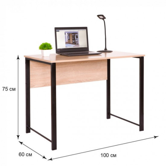 Office table Fenster Promo 75x100x60 tabletop Sonoma Oak