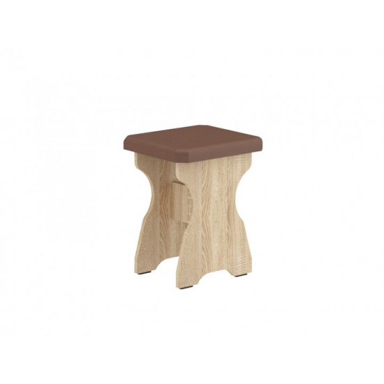 Stool-1 Infantry Sonoma Oak + Brown