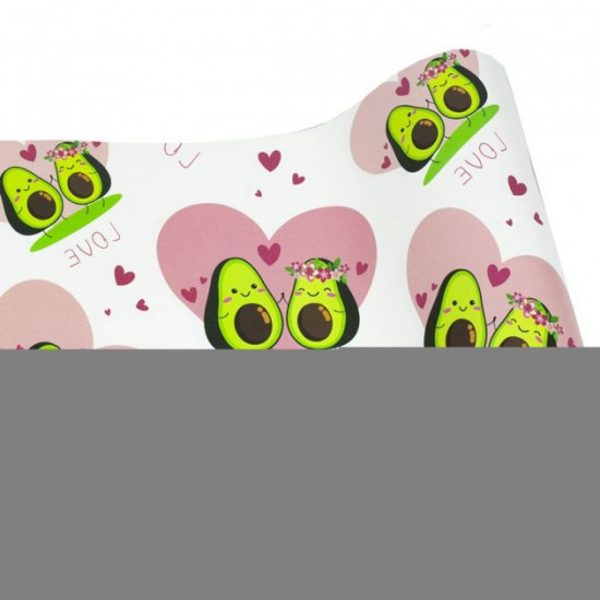 Avocado wrapping paper, White, 70x100 cm, 1 sheet (UPK-041941) Polimex