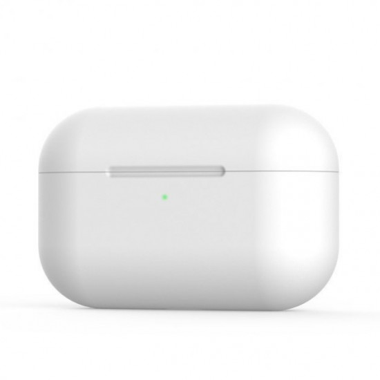  Силиконовый чехол iTrand Apple Airpods Pro Белый