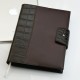 Men's leather notebook A5 brown color Morison Atelier `Kevin` size A5