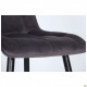 AMF dining chair Arkansas black/velvet gray 546365