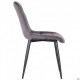 AMF dining chair Arkansas black/velvet gray 546365