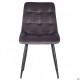 AMF dining chair Arkansas black/velvet gray 546365