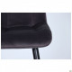 AMF dining chair Arkansas black/velvet gray 546365