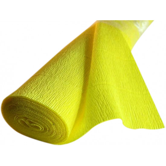 Corrugated paper Interdruk Premium rolled 160 g/m2 200x50 cm Lemon (238450)