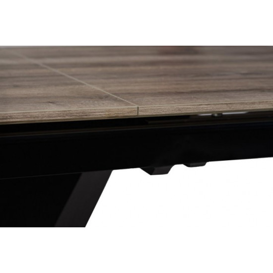 Dining table Vetro Mebel TML-680 Ashy oak (TML-680 - pepel oak)