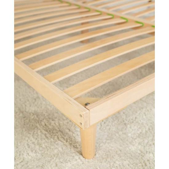 Bed frame Beech 120x190 (with legs)