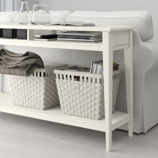 Журнальний столик IKEA LIATORP 133x37 см білий (001.050.64)