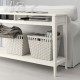  Журнальний столик IKEA LIATORP 133x37 см білий (001.050.64)