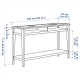 Журнальний столик IKEA LIATORP 133x37 см білий (001.050.64)