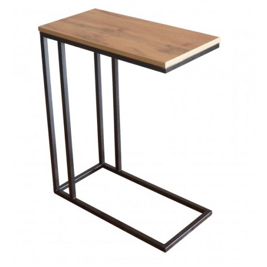 Bedside table black-brown Kompred OL051