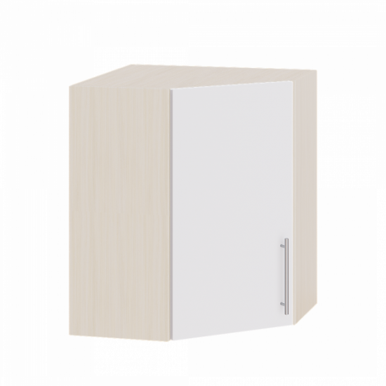 Kitchen Modern module Top Corner B17-600 White Gloss - Milk Oak 60x60x72 cm