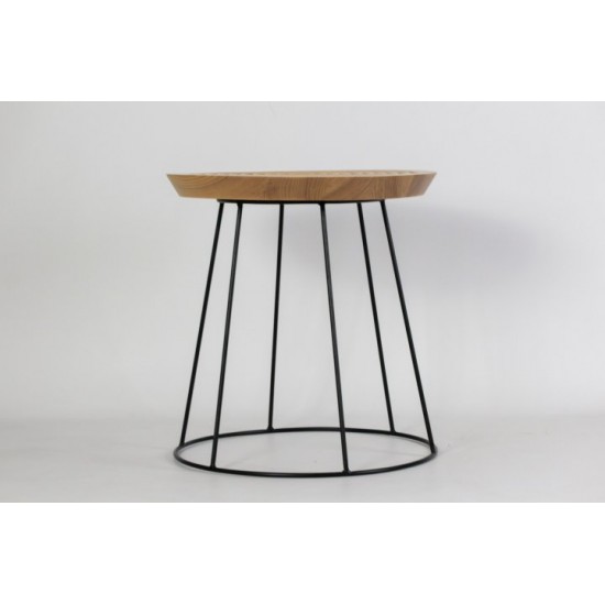 Wooden table - stool for the bedroom, living room, kitchen.