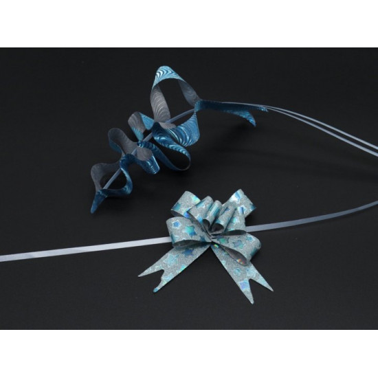 Gift bow with stars Blue (BN-627-8)