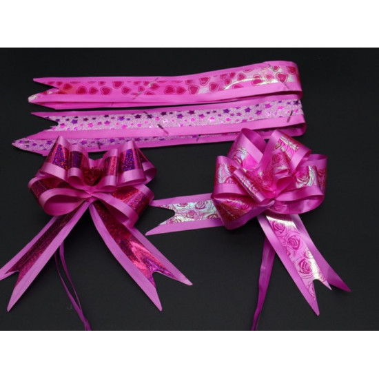 Decorated gift lingering bow Pink (BN-622-5)