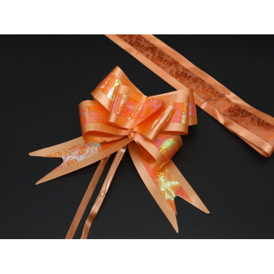 Decorated lingering gift bow Orange (BN-622-11)