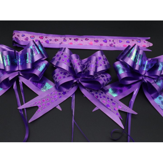 Gift lingering decorated bow Violet (BN-622-2)