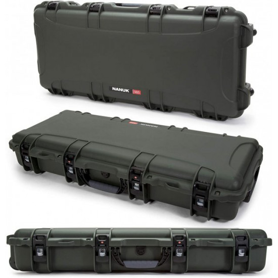 Waterproof plastic case with foam Nanuk Case 985 With Foam Olive (985-1006)