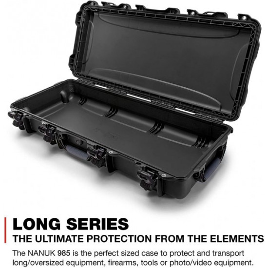 Waterproof plastic case with foam Nanuk Case 985 With Foam Black (985-1001)