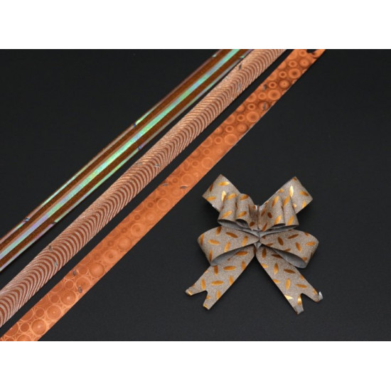 Gift lingering bow with pattern Brown (BN-627-2)