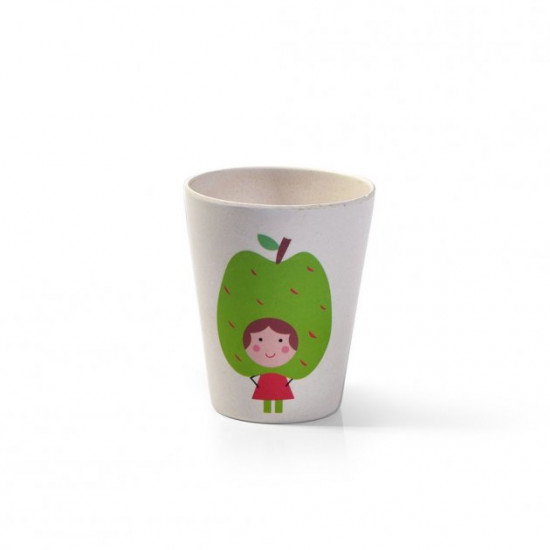 Glass for children bamboo fiber Fissman 300 ml Apple (8364)